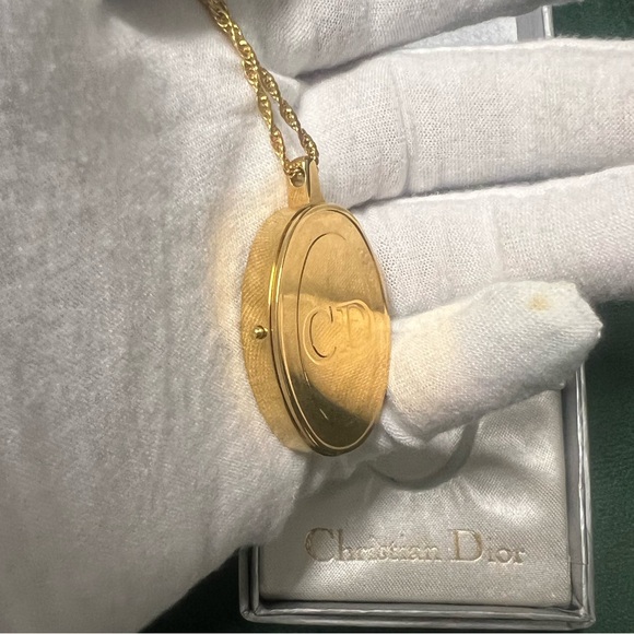 Auth Dior CD Time Necklace With Box - Picture 7 of 8